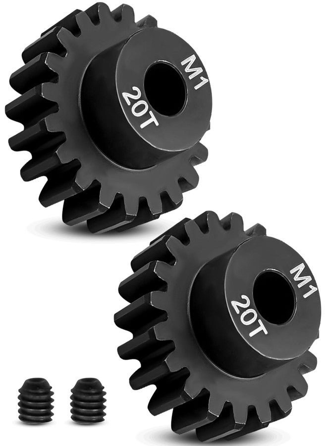 ULZOZN 20T Motor Pinion Gear Fit for Traxxas 1/5 X-Maxx XMAXX 6S 8S 1/6 XRT 1/10 EREVO 2.0 Maxx, Hardened Steel Upgrade Parts - Image 1
